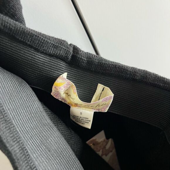 B.O.G. Band Of The Free RENEE BLACK RIBBED PENCIL SKIRT Women Small Side Slit NW - Picture 10 of 12